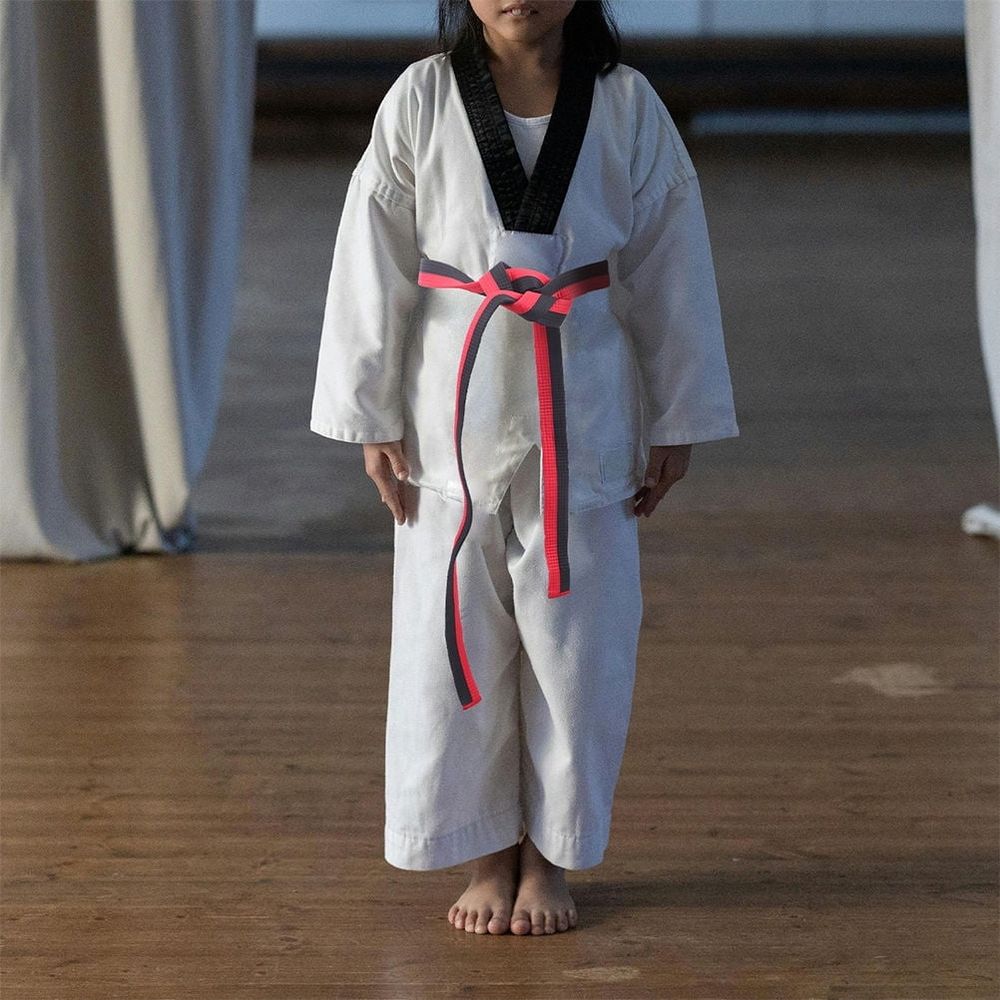 Martial Art Belt Cotton Fabric Multi Color Waistband for Karate Taekwondo Practice