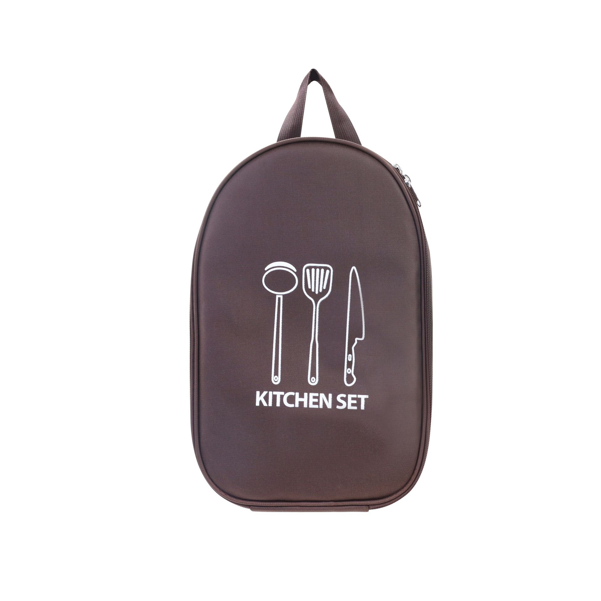 Camping Utensil Bag Portable Silverware Bag Travel Cookware Storage ，Knife Backpack and Waterproof Chef Bag