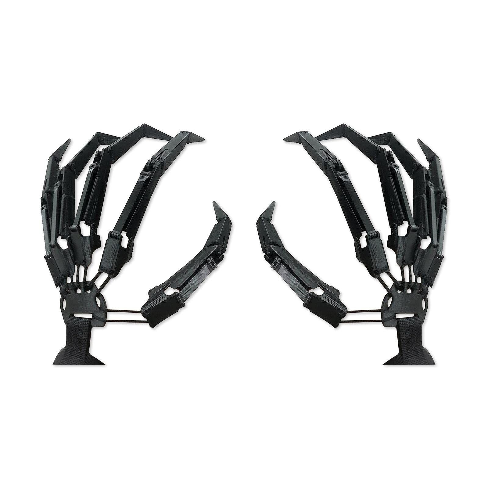 Halloween Articulated Fingers,Articulated Finger Extensions with Flexible Joints,Claw Gloves for Party Dress Cosplay Costume Props