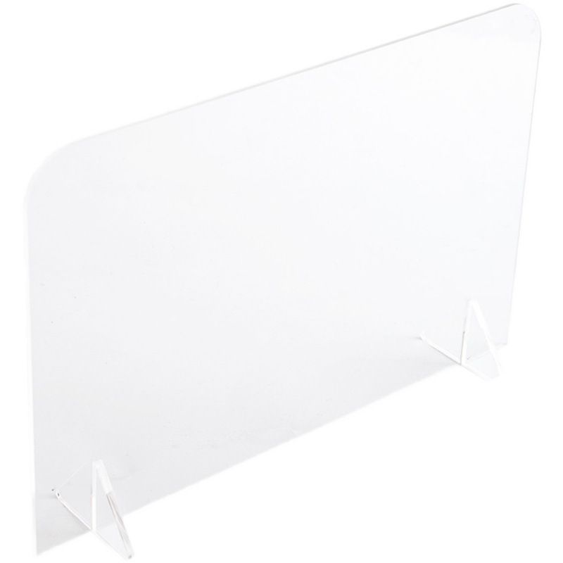Acrylic Dry Erase Board and Marker Glass Alternative Clear Memo Tablet Desktop Display Frameless Small Writing Whiteboard