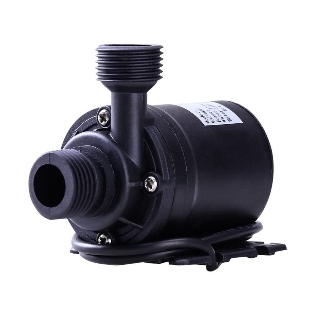 DC 12V Brushless Water Pump Male Thread Centrifugal Submersible Pump 800L/Hfor Fountain Solar Panel Pond Aquarium
