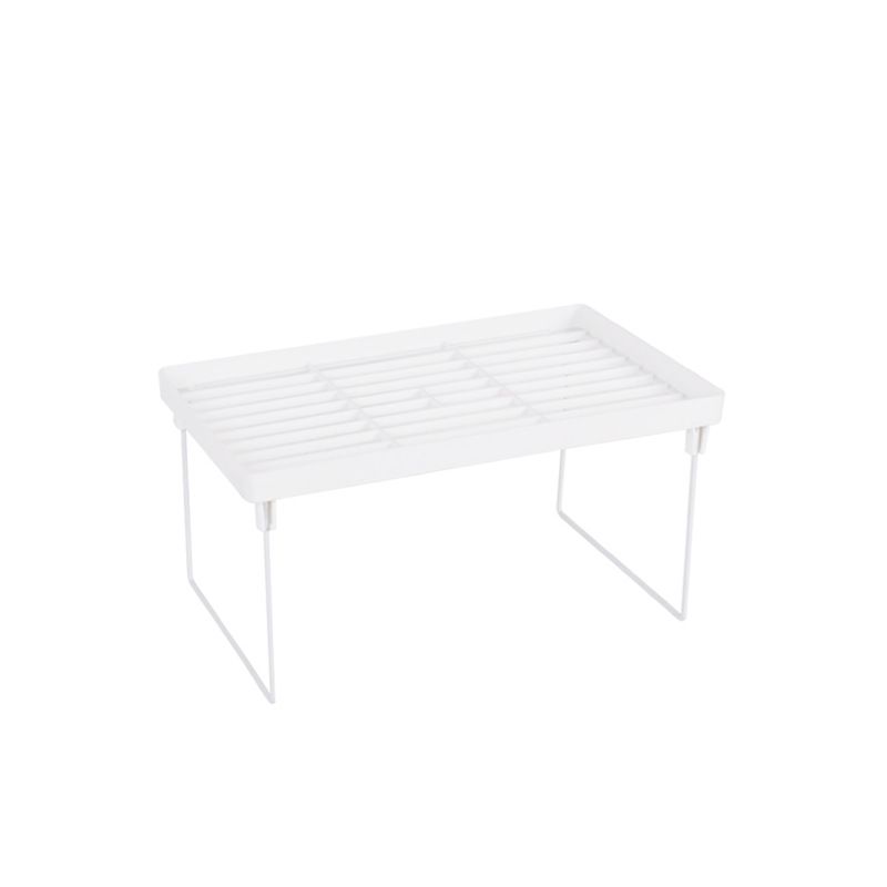 Bathroom Kitchen Storage Rack Metal Cupboard Storage Shelf Non-Skid Spice Rack Single Layer Kitchenware Organizer Saving Space