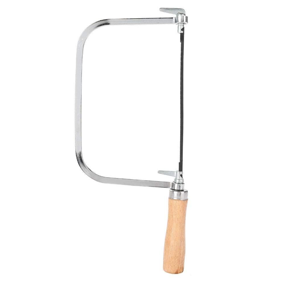 Wire String Cutter Saw, Adjustable Cutting Tool U-shaped Loaf Cutter Saw Wood Handle With 5 Hand Saw Strings Jewelry Making Kit