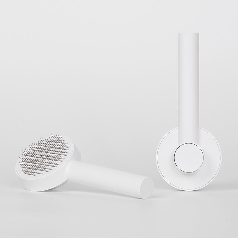 Cat comb to remove floating hair, brush with brush, dog comb, cat tool for cleaning long haired pet needles, comb with cat supplies
