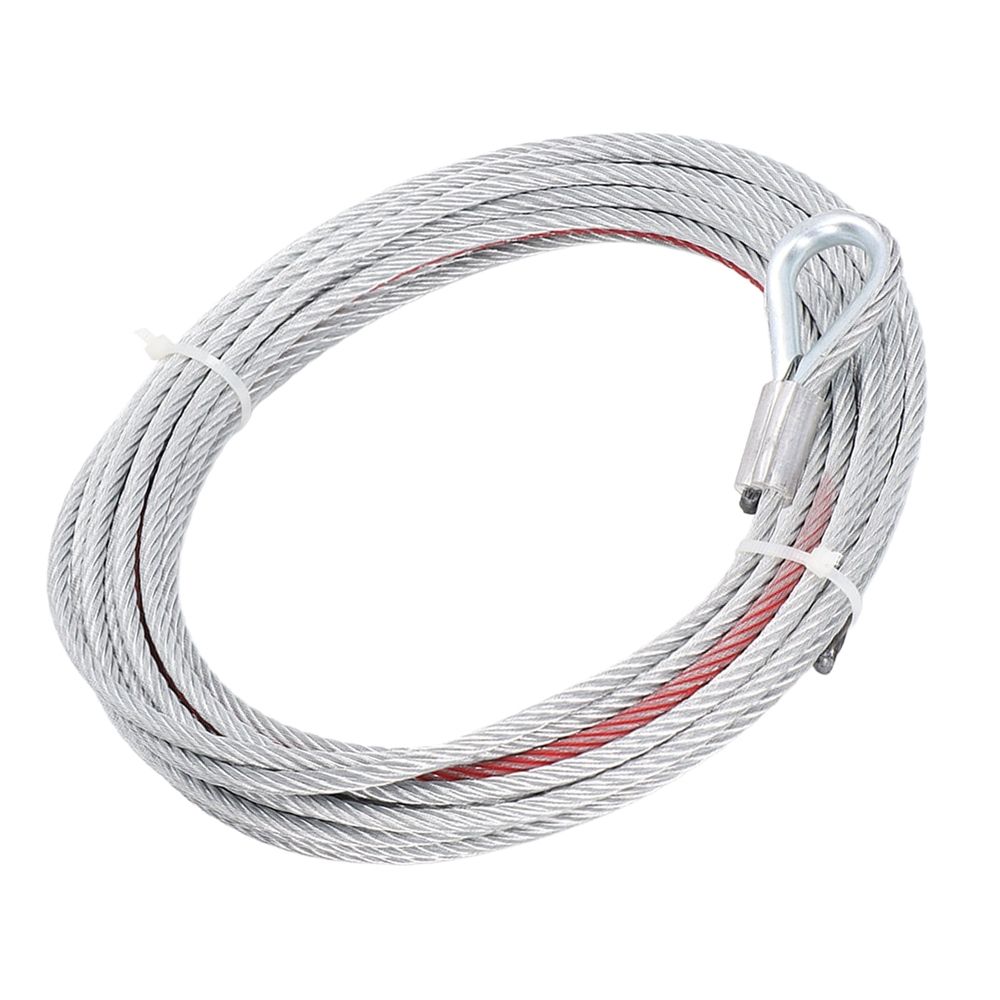 Winch Cable Wire Towing Winch Cable, Stainless Steel Cable 4500LBS for Trailers Winches