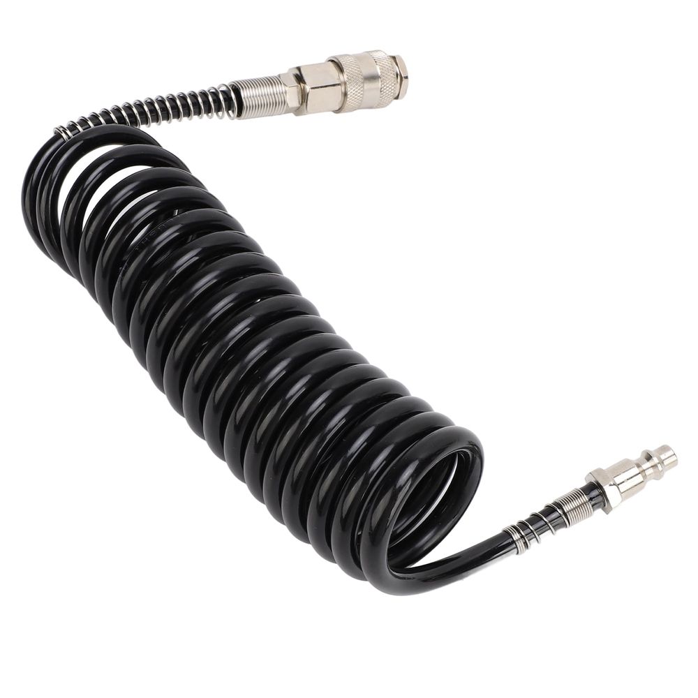 Coiled Air Hose Air Hose, 3 Meters Lightweight Air Hose Abrasion Proof for Dust Blowing Tool