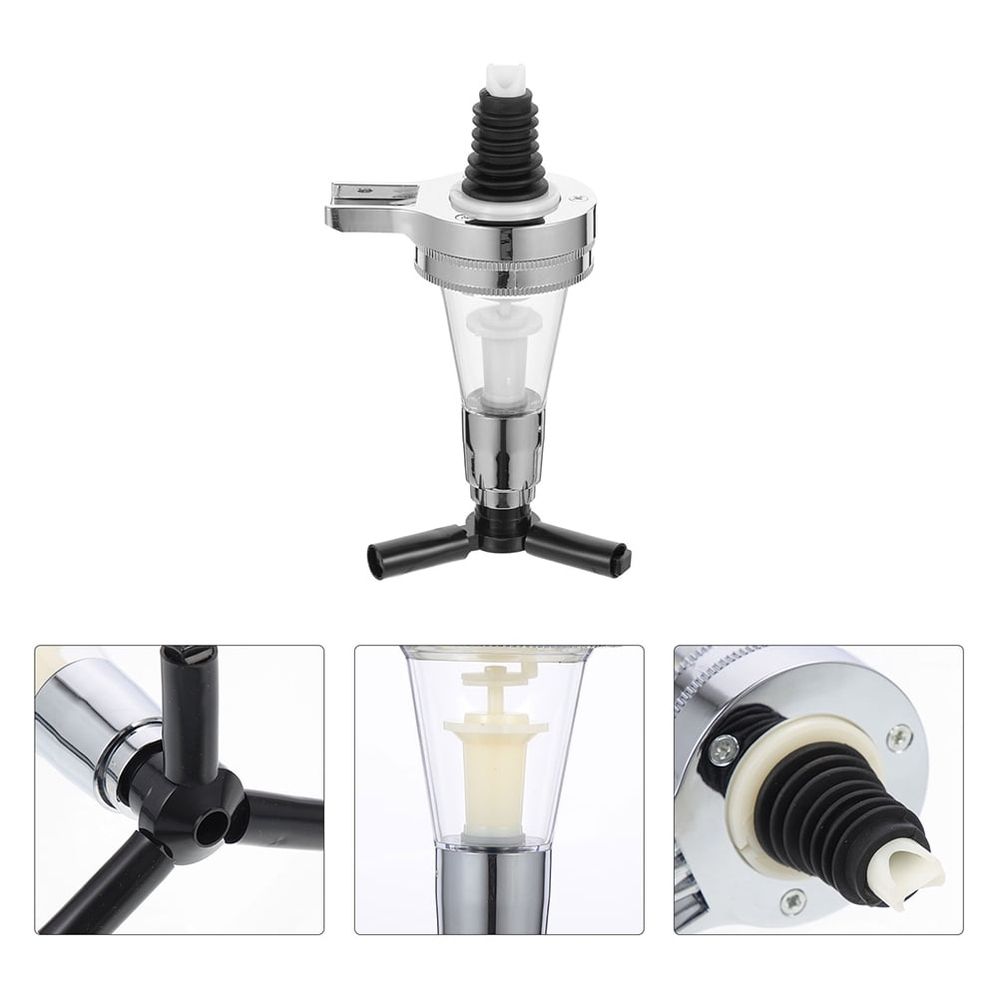 Plastic Silicone Stainless Steel Drink Dispenser for Mason Jar Cocktail Lover