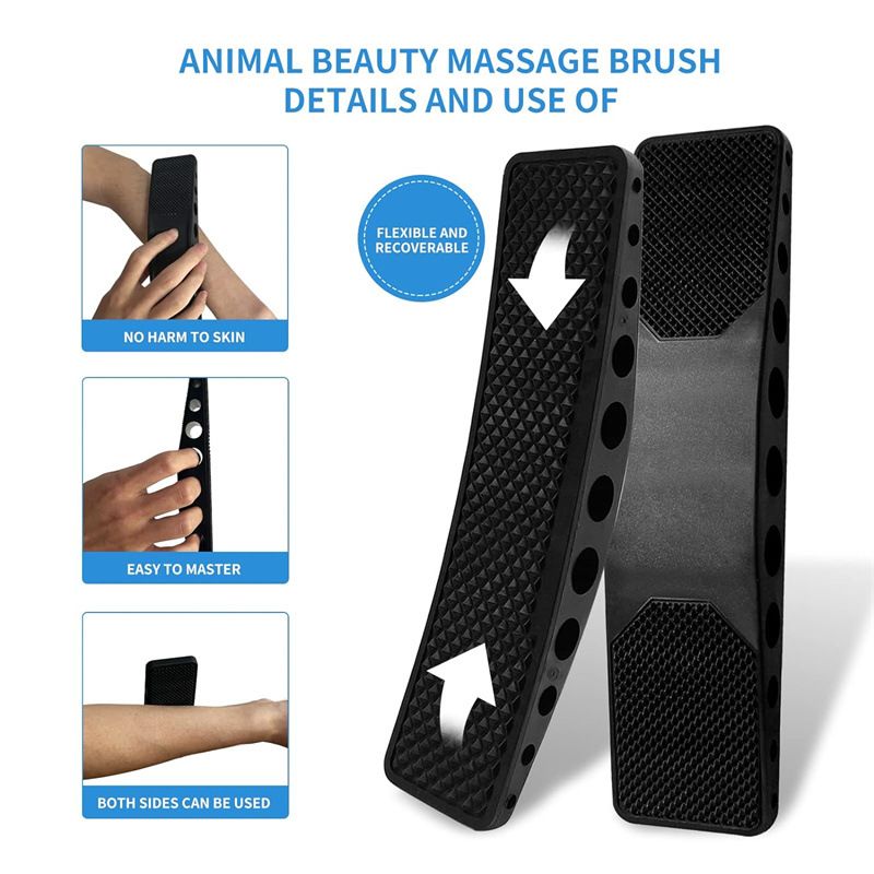 Horse Brush Hair Grooming Shedding Massage Tool Supplies Groomer Stuff Short Haired Removal Sweat Cleaning Pet Comb Scrubber