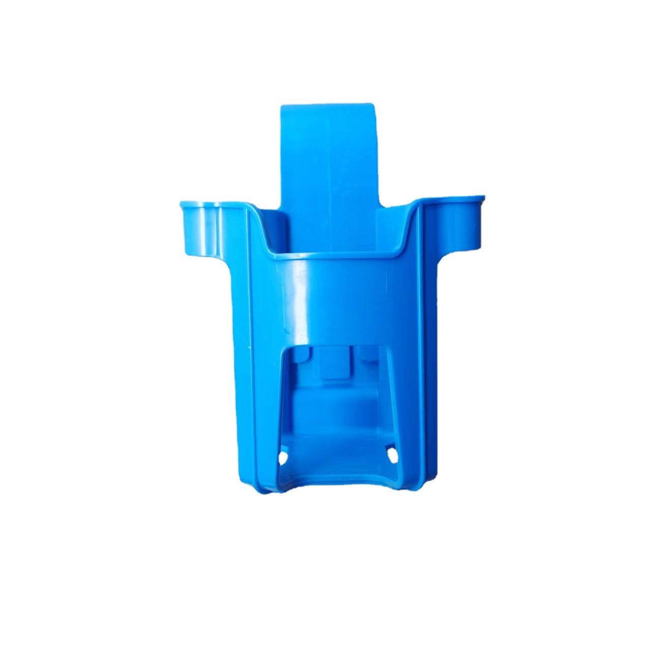 Poolside Cup Holder for Above Ground Pools Pool Cup Holder for Drinks Oval Top, Pool Drink Holder Fits Less Round Top Bar (Blue)