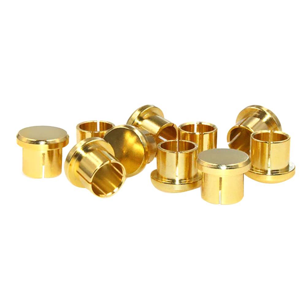 8Pcs Gold Plated Protection Cap Plug Short-Circuit Socket Phono Connector Shielding Plug Socket Protection Cover Cap