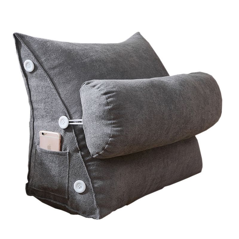 Triangle Wedge Pillow,Back Support Adjustable Back Wedge Cushion Reading Pillow Sofa Bed Office Chair Rest Cushion Neck