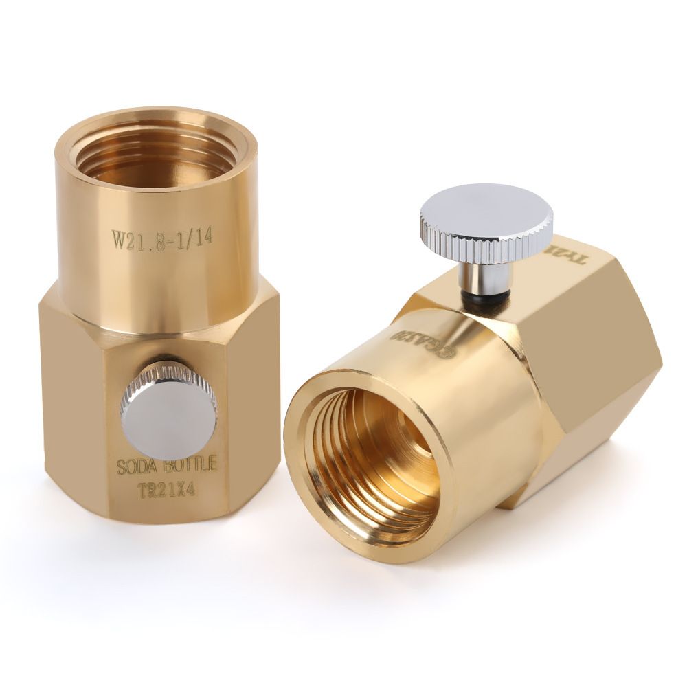 Soda Refill Bottle Adapter Refills Connector Kit for CGA320 to TR21-4,Soda Machine Soda Adapter Connector Adapter Accessories