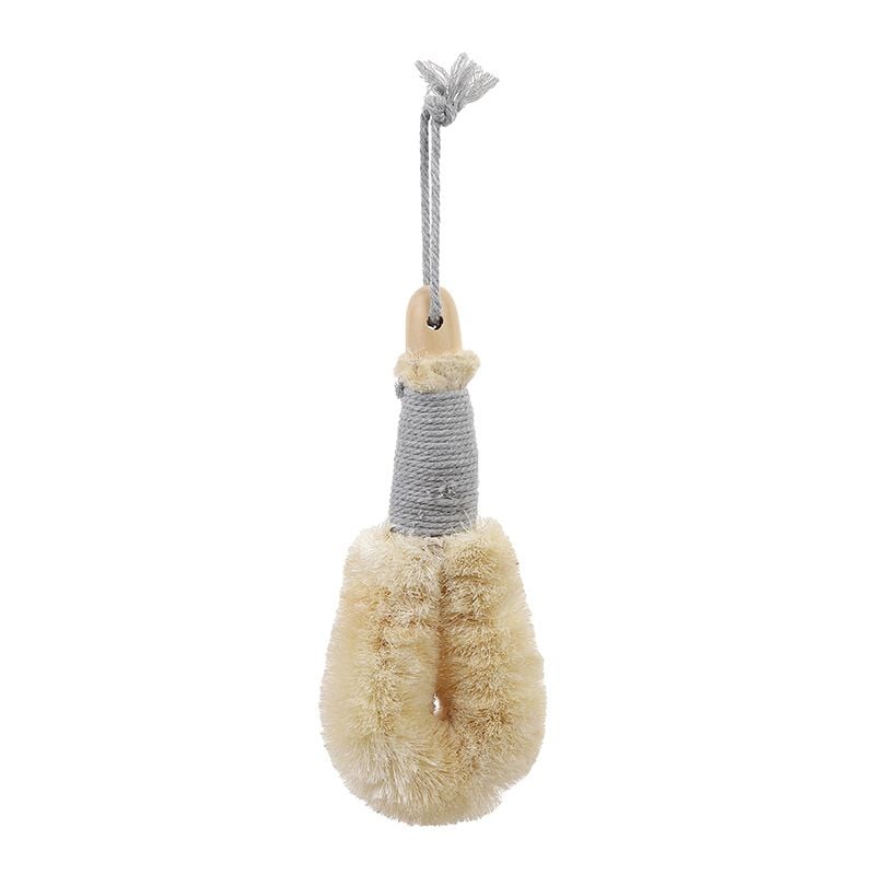 Bath & Shower Dry Skin and Body Sisal Brush | Fibers to Improve Blood Circulation, Exfoliate Skin, and Reduce Cellulite（2pcs）