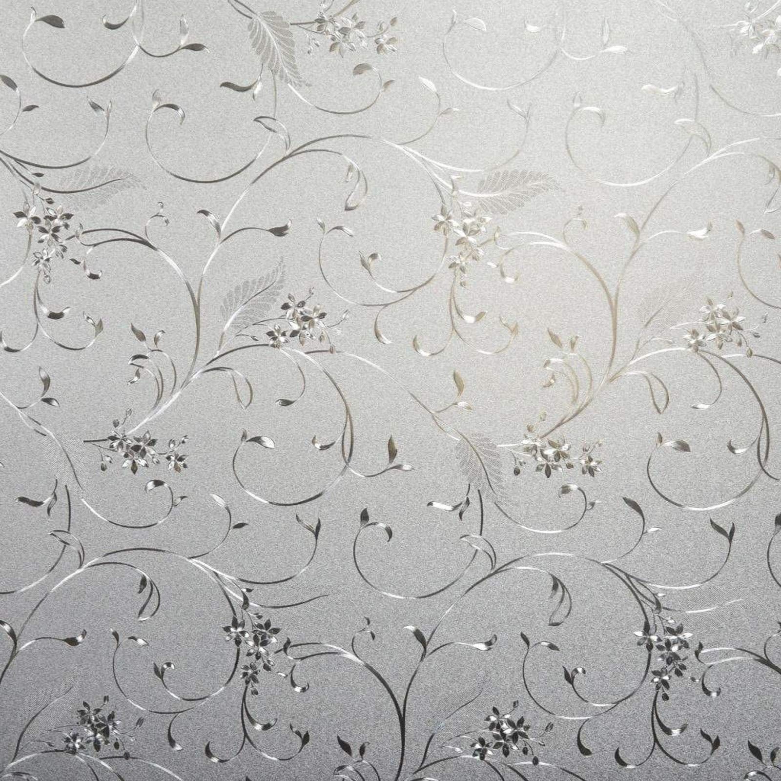 Static Cling Non-Adhesive Window Film Frosted Glass Film Bathroom Door Glass Decoration Window Film Privacy Covering