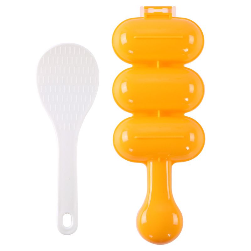 Rice Ball Mold,Rice Ball Shaker, Ball Shaped Kitchen Tools DIY Lunch, Maker Mould Food Decor for Kids, Mold With a Mini Rice