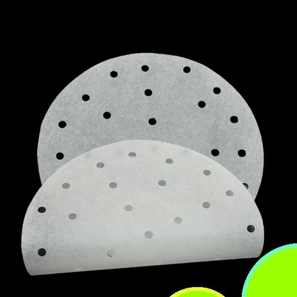 100-Pack Non-Stick Fryer Paper Liners for Crispy, Flavorful Cooking and Hassle-Free Cleanup