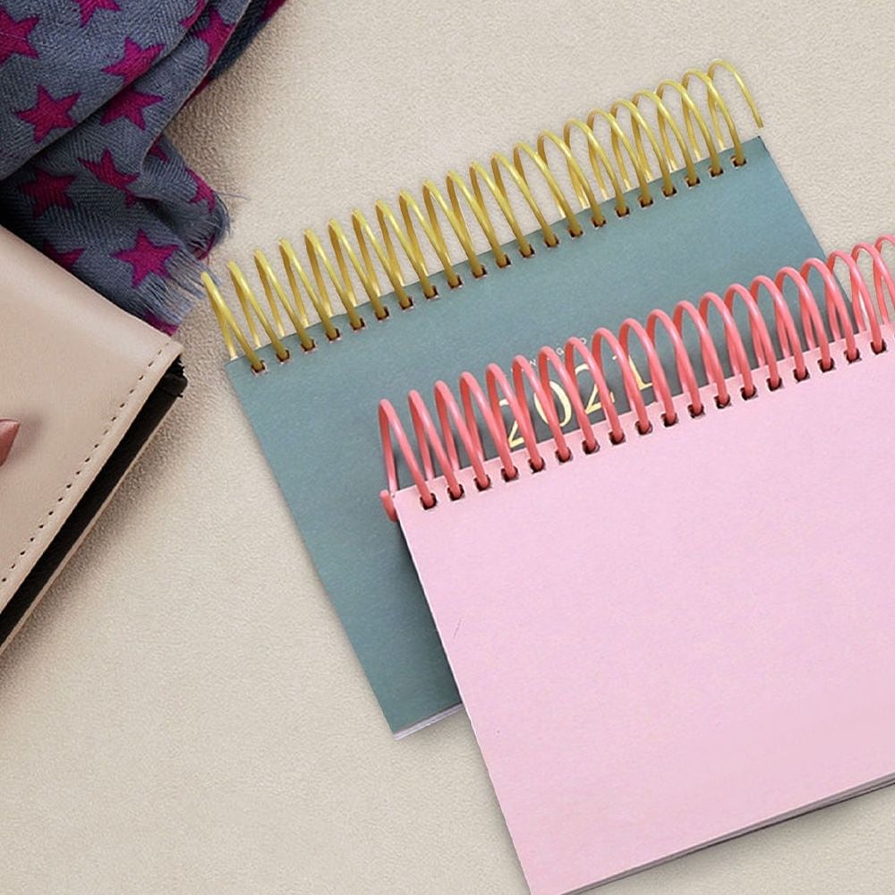 12 Pcs Spiral Binding Coils for Book Binding Supplies Loose Note Paper Organizer