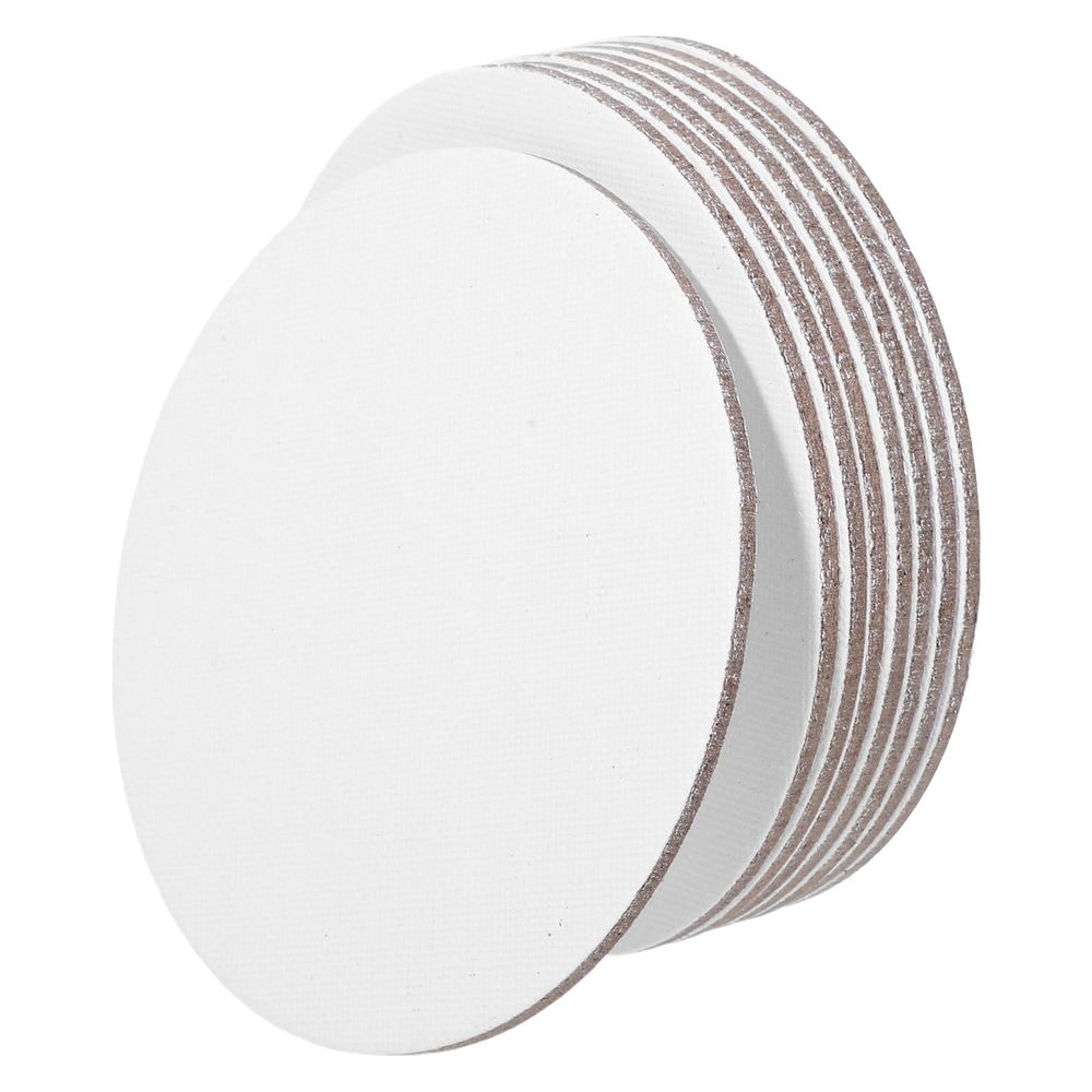 Round Painting Canvas Panels for Art, White, Suitable for All Media, 8Pcs