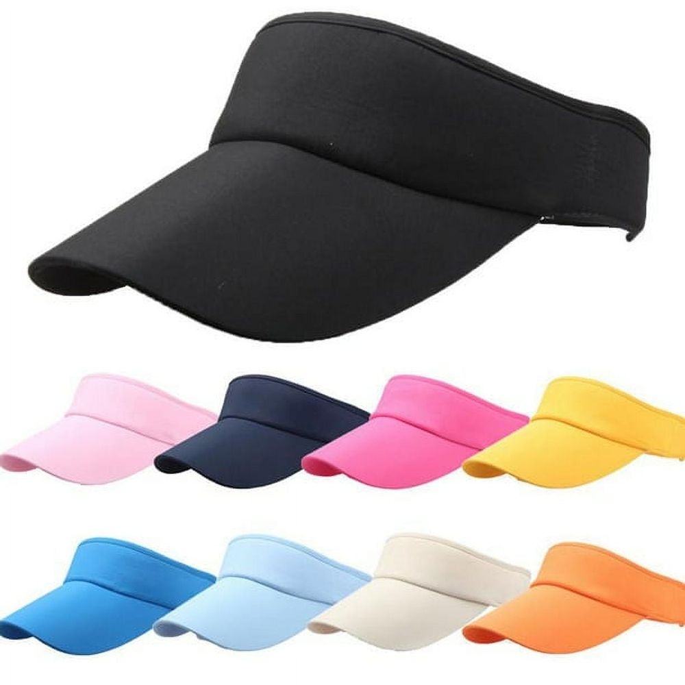 Sports Sun Visor Hat Golf Visors Hat Adjustable Visor Cap Athletic Sun Hat for Men Women
