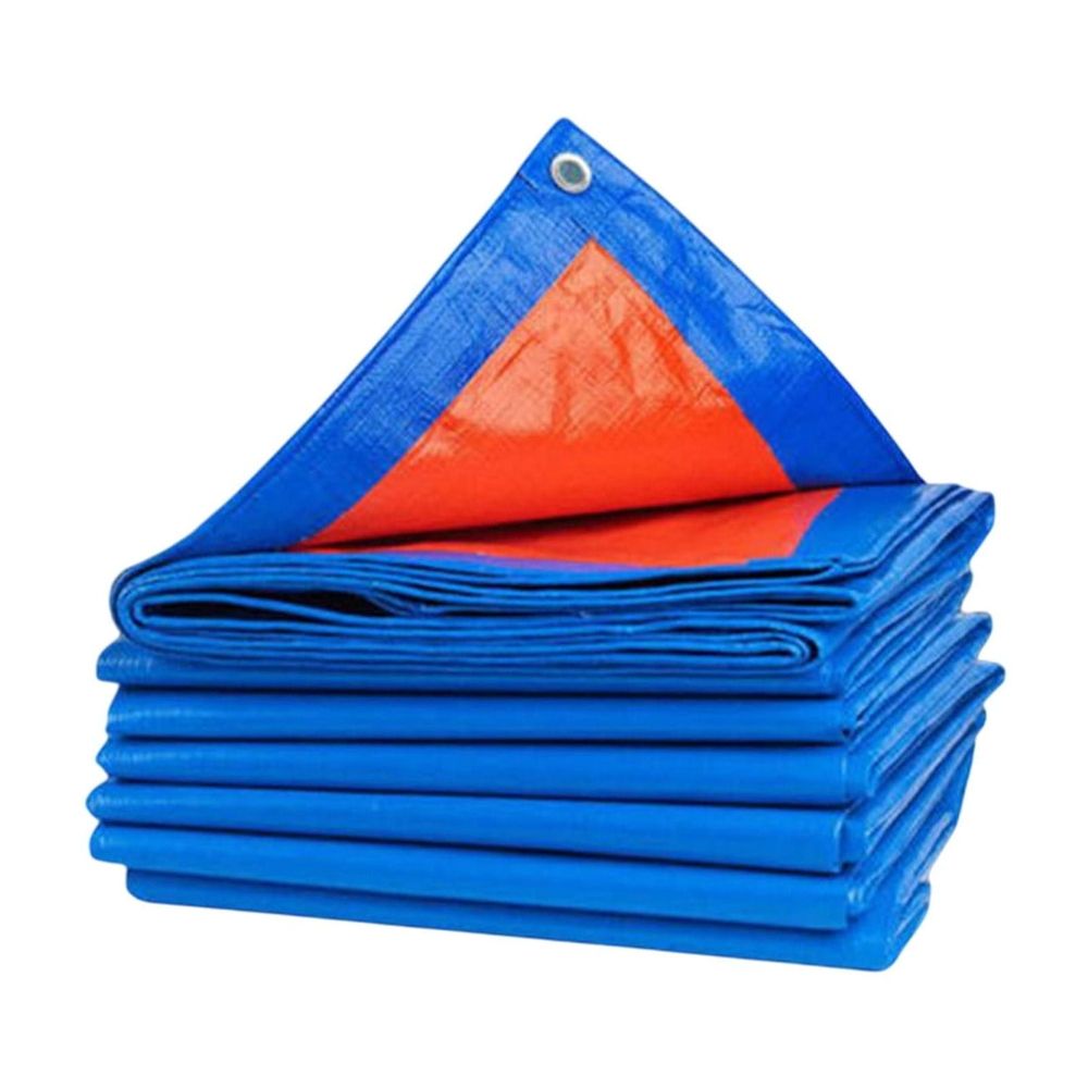 Waterproof Tarpaulin Sun Protection, Heavy-Duty PE Plastic Oilcloth, Reinforced Corners, UV Blocking, Waterproof, Rainproof, Durable for Outdoor Patio, Garden, Pool, and Truck Cover
