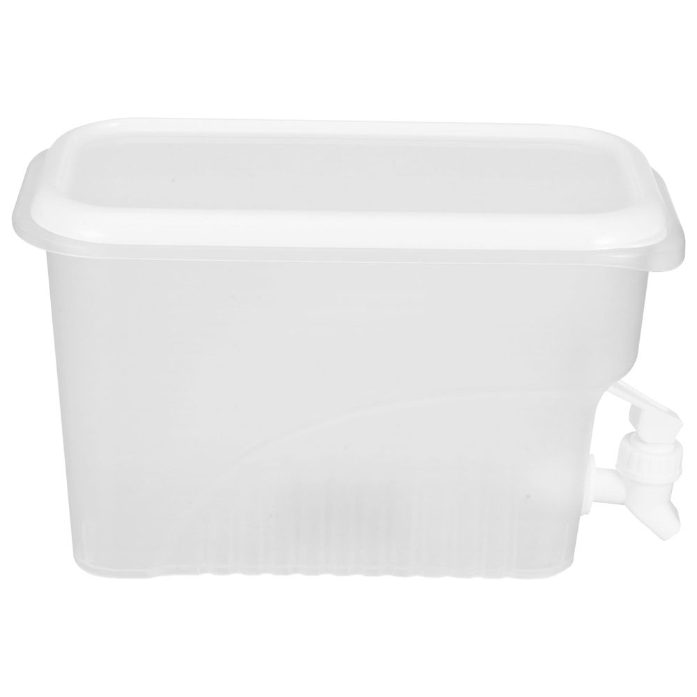 Drink Dispenser Refrigerator Drinks Dispenser Large Capacity Water Jug Plastic Beverage Server,10.43"X6.3"X4.92