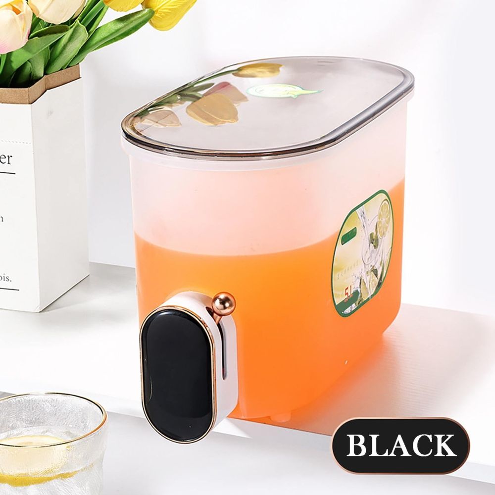 Drinks Dispenser 5L Fridge Beverage Drink Dispenser Refrigerator Cold Kettle With Tap Beverage Dispenser Jug Fridge Jug Drinks Chiller Drinks Dispenser