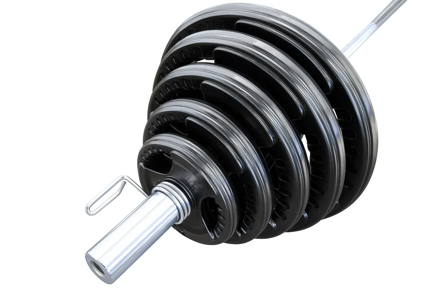 215kg Olympic Rubber Coated Barbell Weights Set