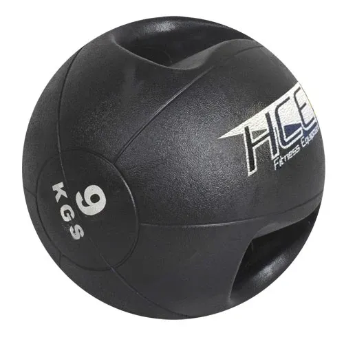 9KG Double Grip Handles Medicine Ball