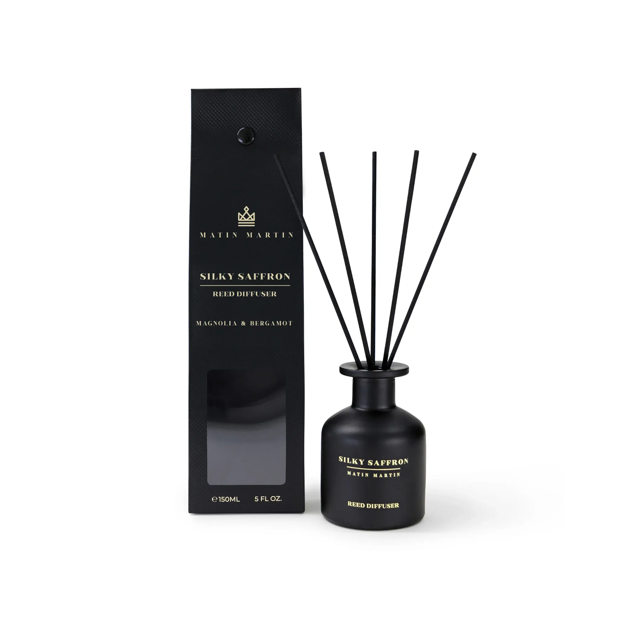 SILKY SAFFRON REED DIFFUSER - MAGNOLIA & BERGAMOT 150ML