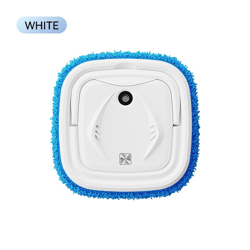White P6 Smart Robotic Mop and Floor Cleaner for Full Home Cleansing – High Power, Wet & Dry Dual Use, Obstacle Sensing, Spray Humidifier, 2.5H USB Rechargeable Long Battery Life and 8cm Low-Profile Body, Large 25X 25CM Advanced Mopping Pad (EOFY Pro