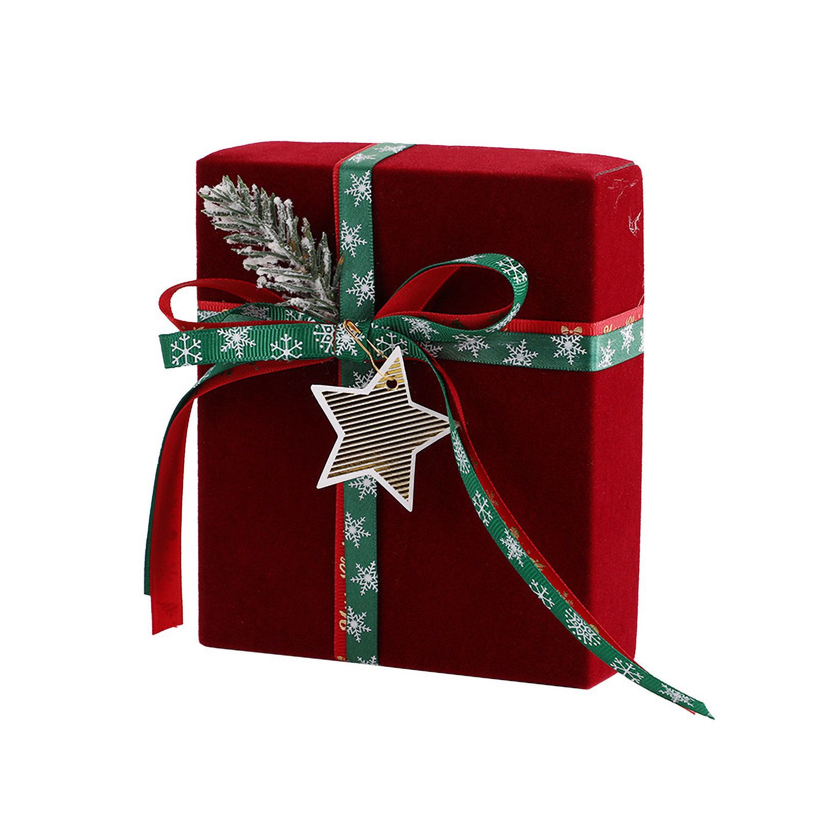 Red Velvet New Year's Gift Box Christmas Eve Apple Decoration