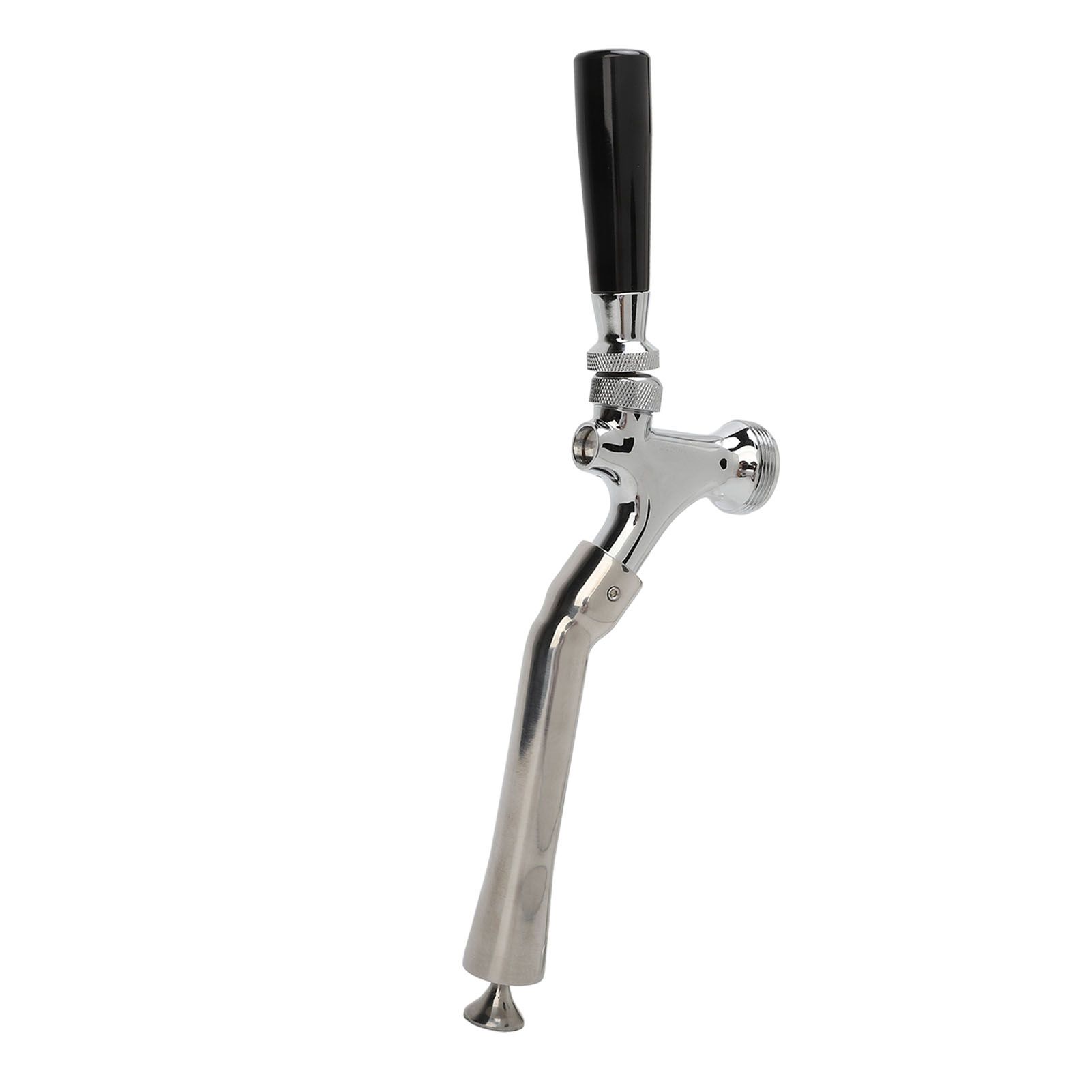 Beer Faucet Stainless Steel Draft Beer Keg Tap Turbocharged Less Foam Fits for Beer Tower Beer Shank