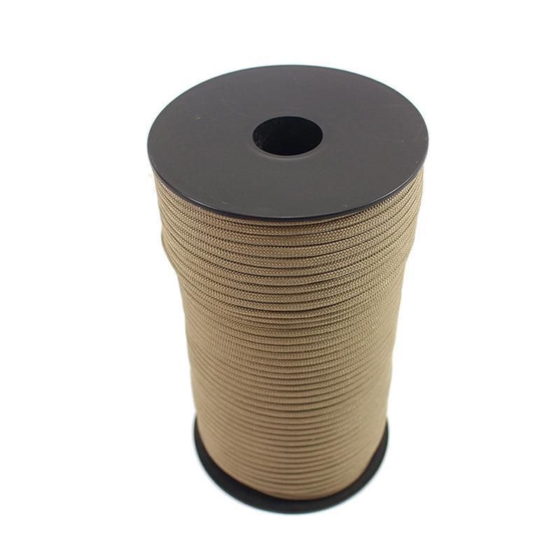 9 Strand Core Rope-100M 550 Paracord Parachute Cord Lanyard Mil Spec Type Iii - Khaki