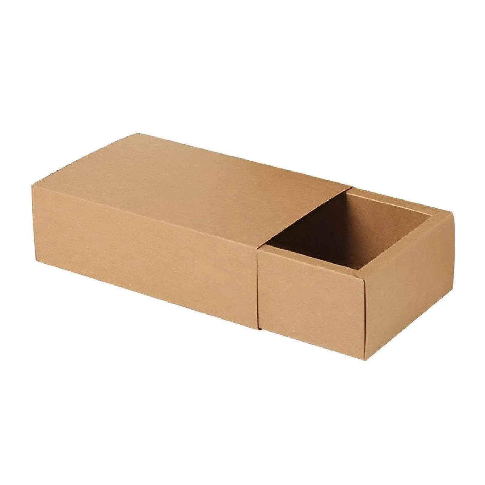 Kraft Paper Drawer Box Packaging Gift Storage Organiser Small Kraft Boxes - 27.5x20x5.5cm