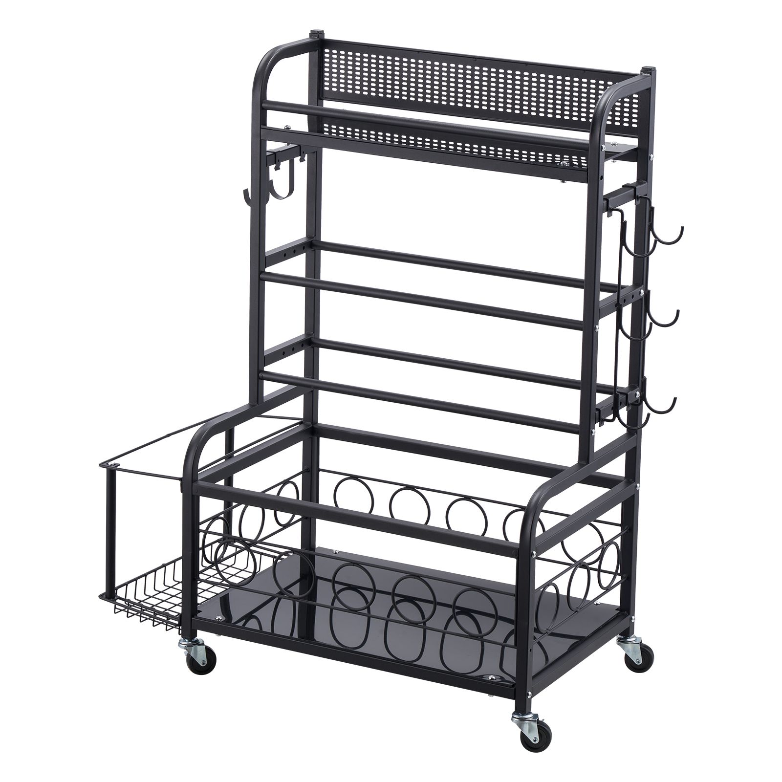 Home Gym Workout Equipment Organizer Yoga Mat Storage Weight Rack Dumbbell 870 x 405 x 1010 mm